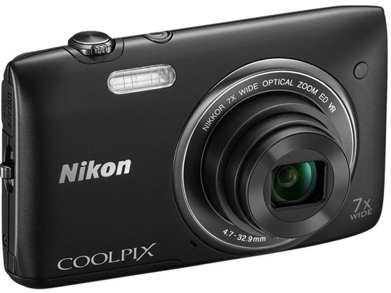 Câmera Digital Nikon Coolpix S3500 20.1MP LCD 2,7” - Zoom Óptico